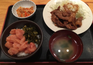 やまや　ランチ　生姜焼き