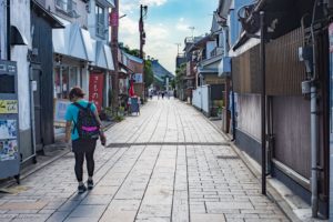 川越　石畳　町並み
