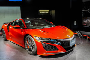 ホンダ 新型nsx 展示 フロント