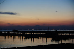 木更津　金田　夜景　夕日