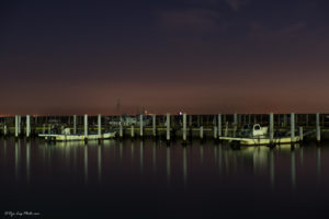 木更津　船　停泊　夜景