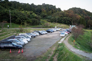 大山千枚田　駐車場