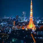 貿易センタービル 夜景　三脚　東京タワー