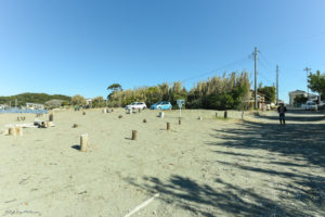 木製　桟橋　千葉　原岡海岸