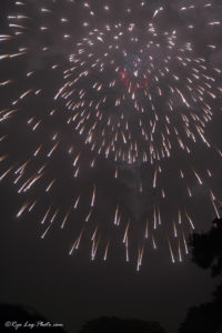 立川　花火大会　混雑　雨　撮影