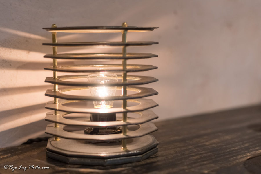 北條潤 陶器 ランプ 電気 ライト